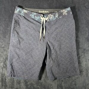 Goodfellow & Co Floral Swim‎ Trunks Drawstring Board Shorts Size 30